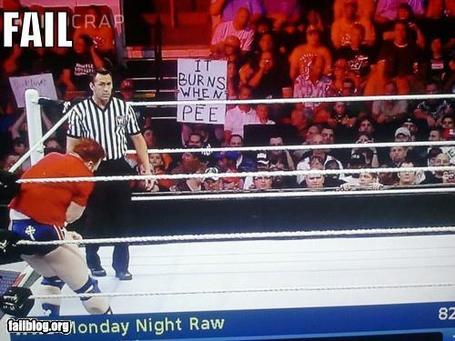 Wrestling Sign FAIL - Epic Fail Funny Videos and Funny Pictures ...