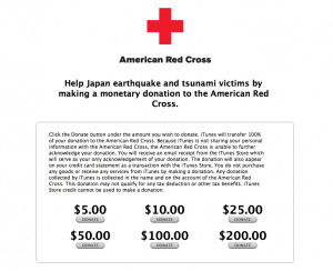 Donations For Red Cross Japan