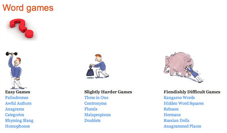 Word games : Oxford Dictionaries Online | 6-Traits Resources | Scoop.it