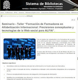 20/02/2012 - ALFIN / Colombia | "alfabetizaci&oacute;n informacional" | Scoop.it