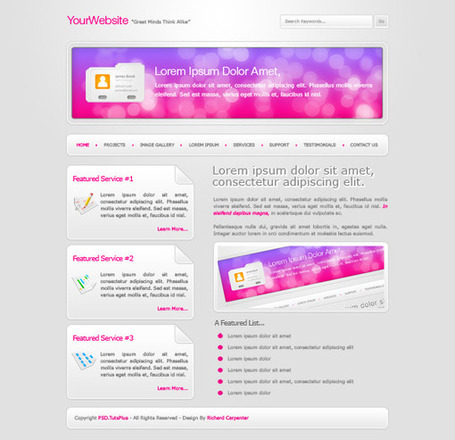 How to Create a Unique Colorful Site Layout | Psdtuts+ | Tutoriels | Scoop.it
