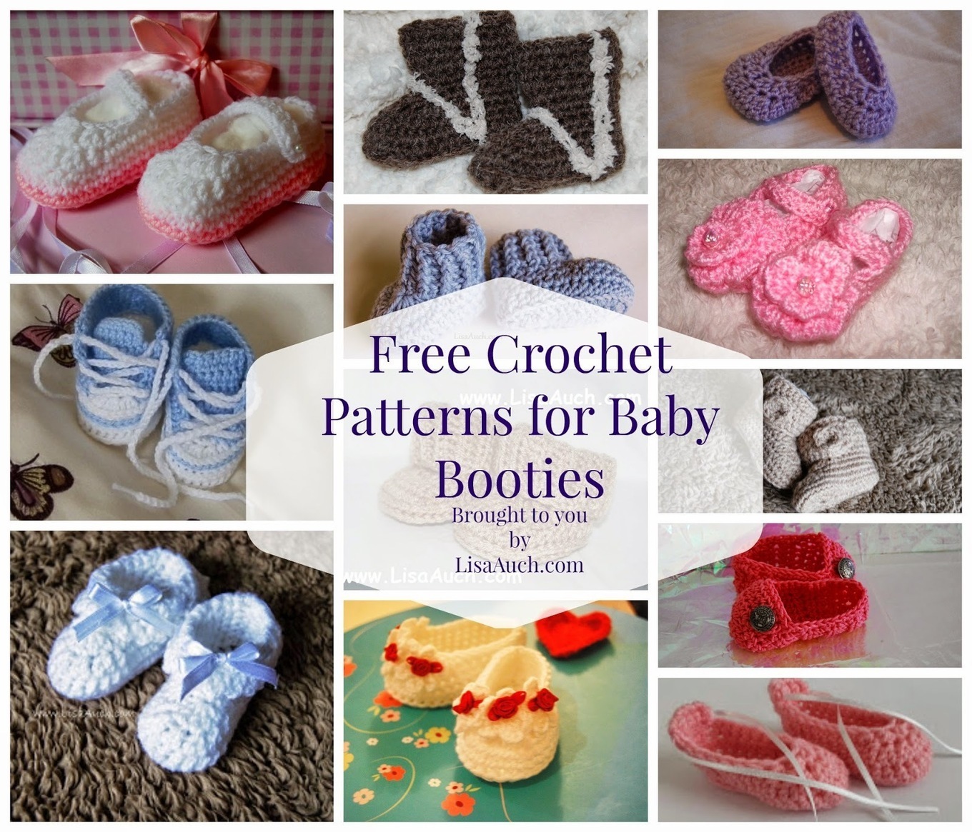 Free Crochet Patterns and Designs by LisaAuch: