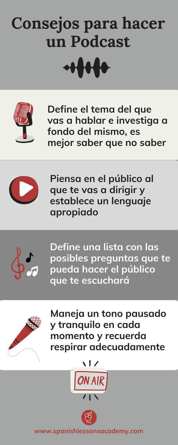 Consejos Para Hacer Un Podcast Infograf Iacut