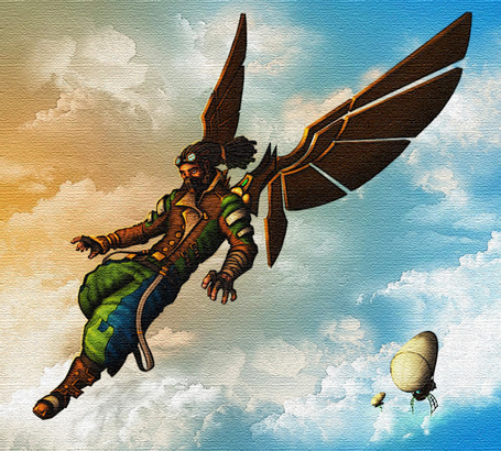 O Homem Voador (Steampunk) - Pedro Pereira | Paraliteraturas + Pessoa, Borges e Lovecraft | Scoop.it