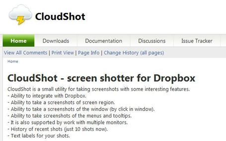 CloudShot: A Useful Screenshot Utility That Integrates With Dropbox | Educatief Internet | Scoop.it
