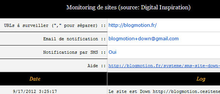 Recevoir un SMS gratuitement quand votre site est indisponible | formation 2.0 | Scoop.it