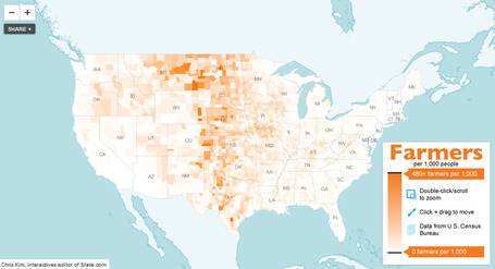 Where Farmers Live and Which Countries Don&rsquo;t Have Enough | Coordenadas | Scoop.it