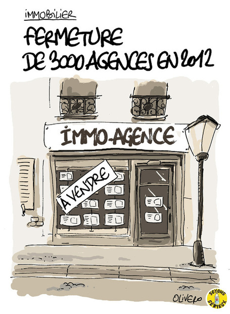Immobilier : fermeture de 3000 agences en 2012 | Baie d'humour | Scoop.it