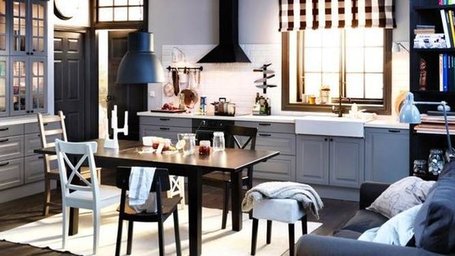 [diaporama] Quand la cuisine s&rsquo;affranchit des meubles hauts | IMMOBILIER 2013 | Scoop.it