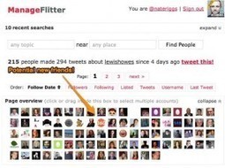 ManageFlitter. Mieux g&eacute;rer et d&eacute;velopper sa communaut&eacute; sur Twitter. | Les outils du Web 2.0 | Scoop.it