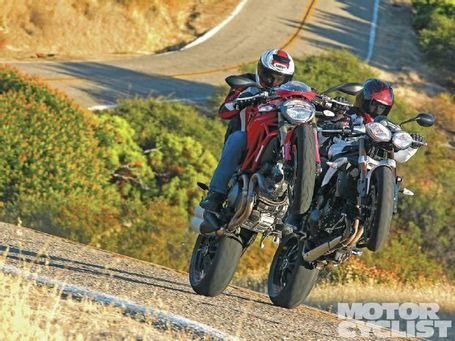 Ducati Monster 1100 EVO Vs. Triumph Speed Triple - Motorcyclist Magazine | Ductalk | Scoop.it