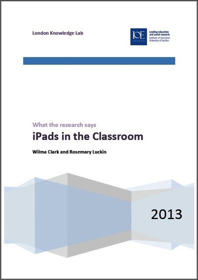 iPads in the Classroom - London Knowledge Lab report | iPads in Education | Scoop.it