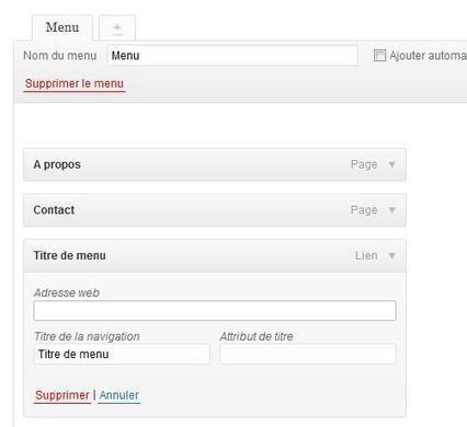 Comment ajouter un titre de menu dans WordPress | Freewares | Scoop.it