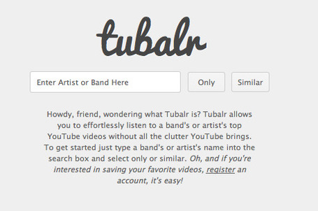 Tubalr -allows you to effortlessly listen to  YouTube videos without all the clutter YouTube brings. | The *Official AndreasCY* Daily Magazine | Scoop.it