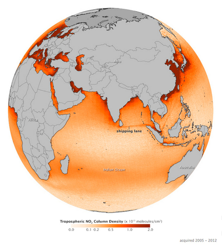 A satellite&rsquo;s view of ship pollution | Geospatial Industry | Scoop.it