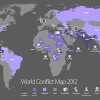 World Map of All Wars and Conflicts Happening In 2012 | IB Part 1: Populations in Transition | Scoop.it