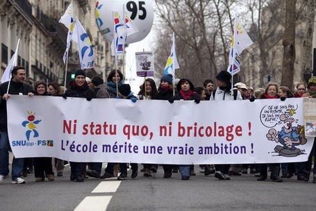 Manifestation &agrave; Paris pour une &laquo;vraie refondation de l&rsquo;&eacute;cole&raquo; | L'enseignement dans tous ses &eacute;tats. | Scoop.it