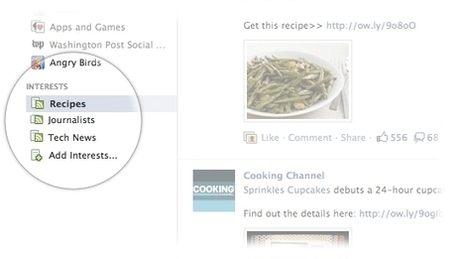 Facebook Introduces Interest Lists, 'Your Own Personal Newspaper' | Search Engine Watch | Be Innovative | Scoop.it