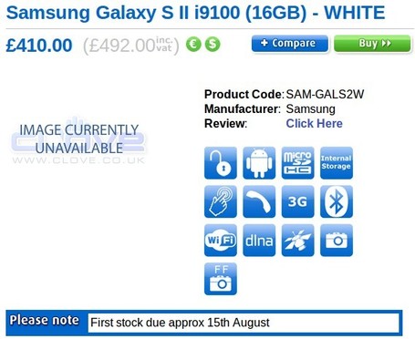 Bient&ocirc;t un Samsung Galaxy S2 blanc ? | News du Geek | Scoop.it