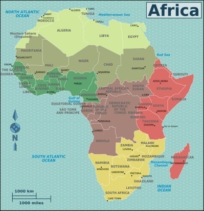 Map Of Africa Landforms 48