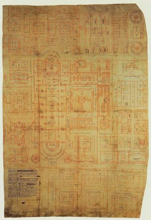 El plano de Saint Gail, el plano de arquitectura conservado más antiguo del mundo