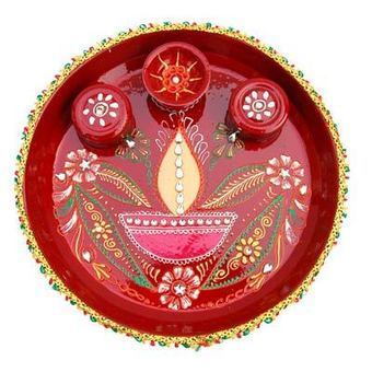 Diwali Pooja Thali Decoration Ideas | Latest Ha...