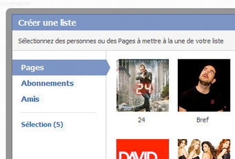 Les listes d&rsquo;int&eacute;r&ecirc;t d&eacute;barquent sur Facebook | Web, Marketing, Design, Musique | Scoop.it