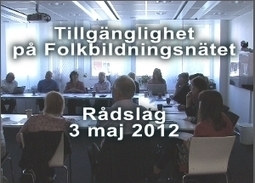 R&aring;dslag om Folkbildningsn&auml;tets tillg&auml;nglighetsprojekt | Folkbildning p&aring; n&auml;tet | Scoop.it