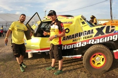 Auto Racing  October on Dakar 2012  El Tamarugal Xc Honda Racing Se Queda Sin Autos En Carrera