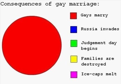 The consequences of gay marriage all done in a nice pie chart | Intelligent humor | Scoop.it