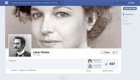 Et si Facebook avait exist&eacute; en 1914? | Revolution in Education | Scoop.it