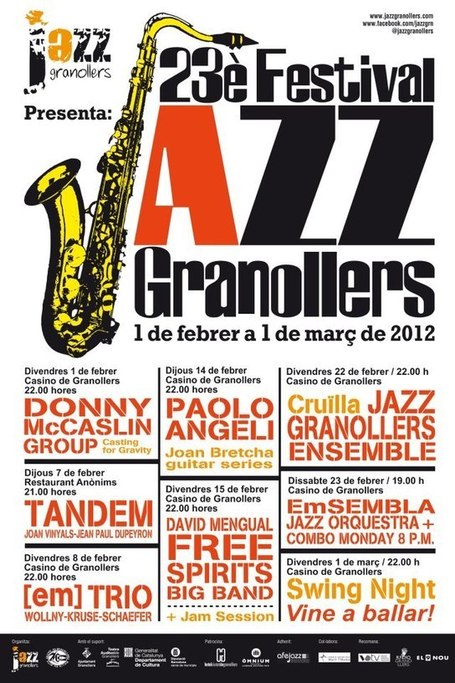 23 Festival de Jazz de Granollers | Actualitat Jazz | Scoop.it