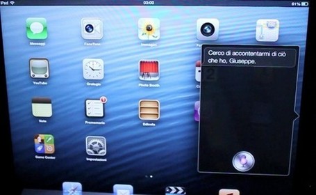 Siri in italiano sul nuovo iPad: la prova di iPadItalia! - iPad Italia Blog | Social Media: tricks and platforms | Scoop.it