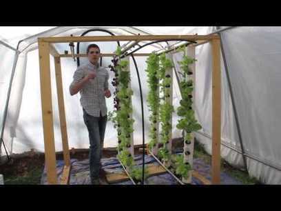 Aquaponics System - Solar Powered Vertical Tower - YouTube 