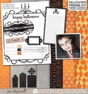 Free Halloween Scrapbooking