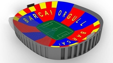 ‘Barça, Pride, Barça’, the mosaic against Bayern | FC Barcelona | REPUBLIC OF CATALONIA TIMES | Scoop.it