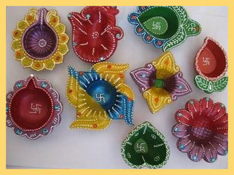 Diwali Diya Decoration Ideas | Latest Handicraf...