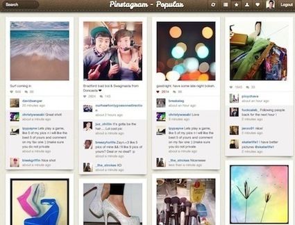 Pinstagram: How Instagram Should Look On the Web | Discover Sigalon Valley - Where the Tags are the Topics | Scoop.it