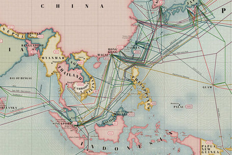 Infographic: The 550,000 Miles Of Undersea Cabling That Powers The Internet | marque-page | Scoop.it