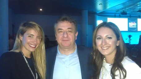 Governor Arnaoutakis w/ Ms Agapi Sbokou of Sbokos Hotels & Ms Isavella Pataki from Travel Channel | IncredibleCrete | Scoop.it