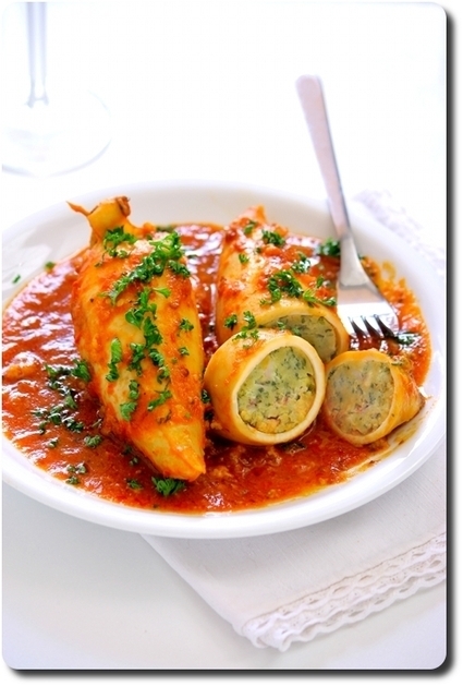 Encornets farcis &agrave; la sicilienne | Poisson | Vins & gourmandises | Scoop.it