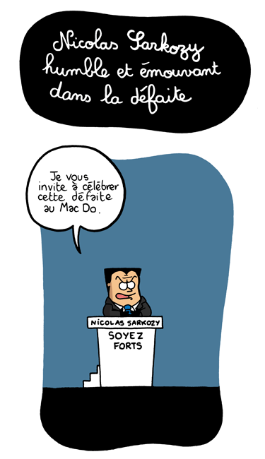 Sarkozy humble et &eacute;mouvant dans la d&eacute;faite | Logicamp | Scoop.it