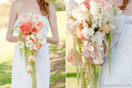 The ‘NEW’ Cascading Bouquet | San Diego Wedding Blog | Ceremony and reception flowers | Scoop.it