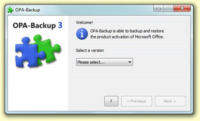 OPA-Backup - Backup and restore the product activation of Microsoft Office | Trucs et astuces du net | Scoop.it