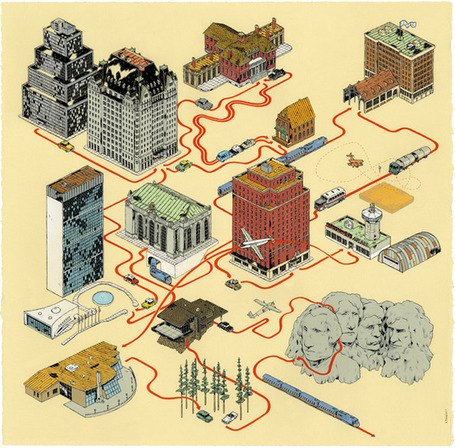 &ldquo;North By Northwest Passage&rdquo; par Andrew DeGraff | Le blog de Shige | Belles Pages Belles images | Scoop.it