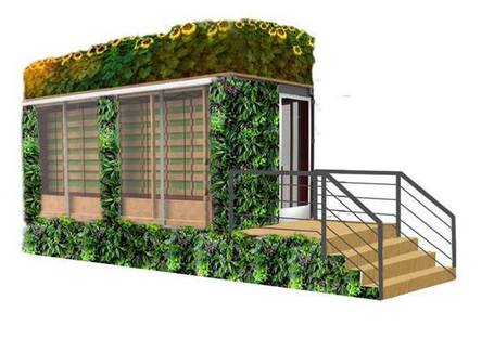 the outside of the Mini-Farmery and its trailer will be covered in living walls! | Vertical Farm - Food Factory | Scoop.it