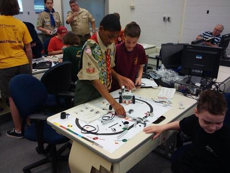 BSAMaryland: Scouts learning the robotics ... | STEM Studies | Scoop.it