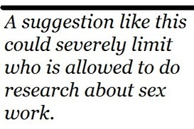 FYI, Julie Bindel: Your Ideas About Sex Work Reseach Affect Sex Worker Students | Sex Work | Scoop.it
