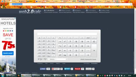 Web 2.0 scientific calculator | Mathematics in Secondary Schools ...