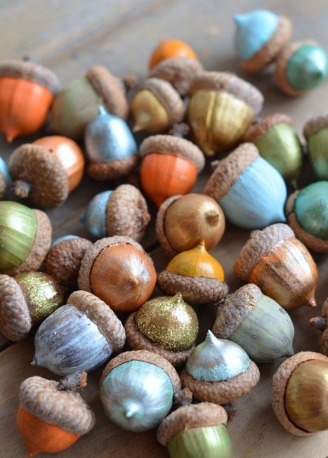 How to Paint Acorns | Upcycled Garden Style | Scoop.it